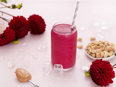 Cashew Butter Red Velvet Smoothie