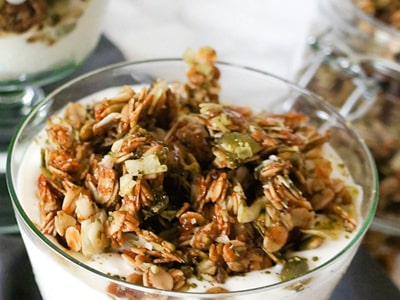 Coconut Matcha Granola