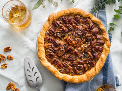 Brown Butter Bourbon Pecan Pie