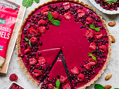 Raspberry Pomegranate Tart