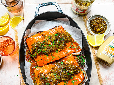 Dijon Honey Mustard Salmon