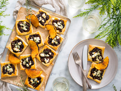 Fig and Goat Cheese Hand Tarts