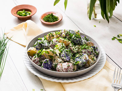 Herbed Potato Salad with Greek Dressing